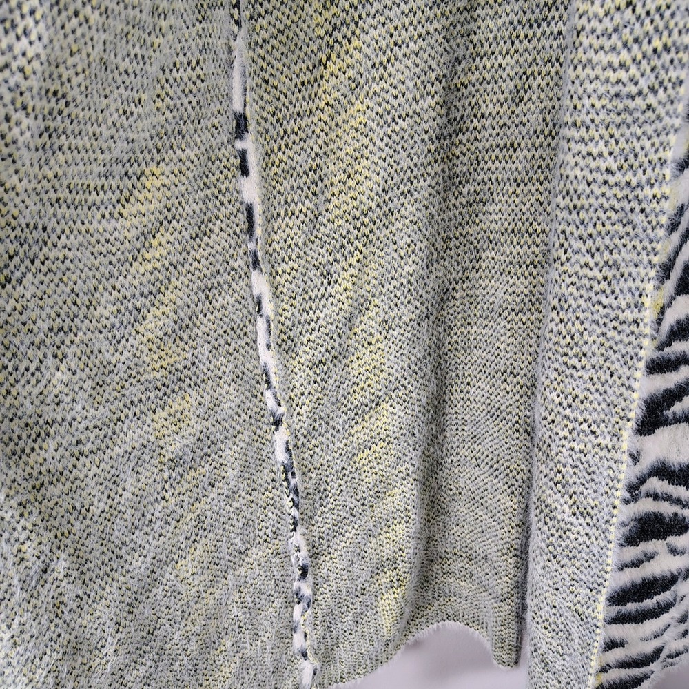 Do Everything In Love Zebra Print Fuzzy Longline Cardigan OS animal mob wife - Picture 6 of 14